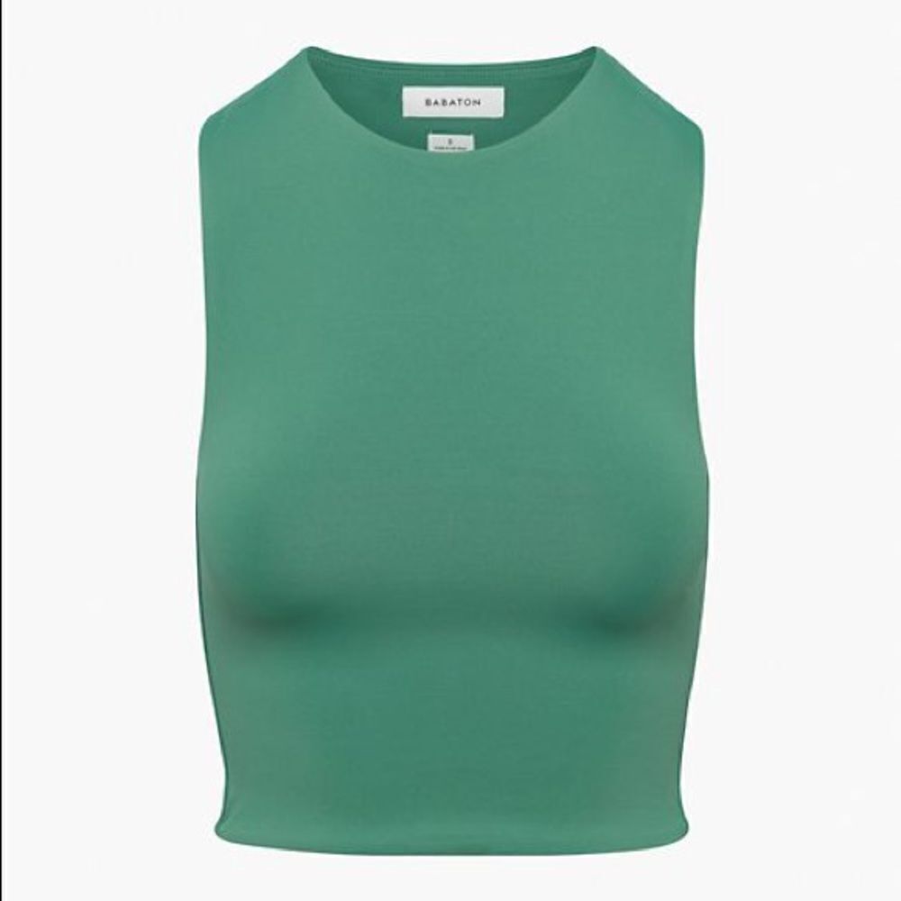 Babaton Contour Forest Green Muscle Tank